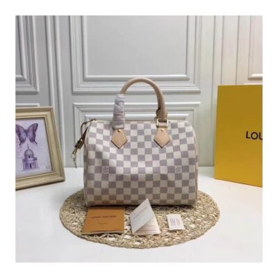 Replica Louis Vuitton Damier Azur Canvas Speedy 25 N41371